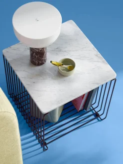 Montana Furniture Panel superior de mármol Panton Wire Single^ Estanterías De Pared