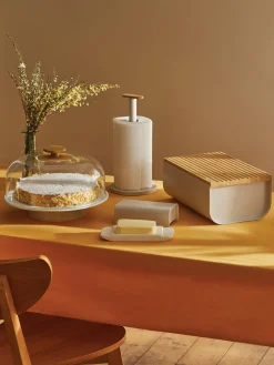 ALESSI Panera con tapadera de bambú Mattina