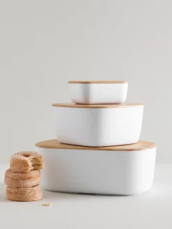 Rig-Tig Panera con tapadera de bambú Box It