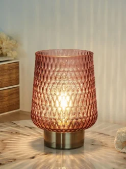 Pequeña lámpara de mesa LED Glamour, portátil, con función de temporizador^ Lámparas De Mesa|Lámparas De Techo