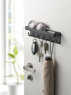 Yamazaki Perchero de pared con parte trasera magnética Smart