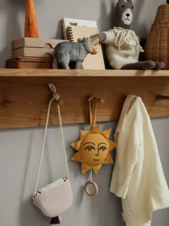 Ferm Living Perchero de pared de madera Place, 75 cm