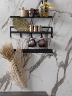 Perchero de pared de metal Quinn