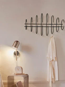 AYTM Perchero de pared de metal Moveo