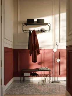 Westwing Collection Perchero de pared de metal Nash^ Percheros De Pared