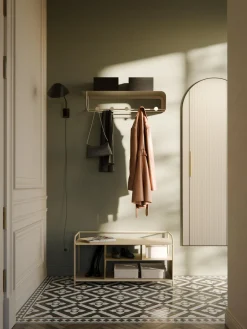 Westwing Collection Perchero de pared de metal Nash^ Percheros De Pared