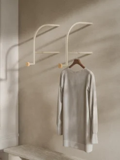 Westwing Collection Perchero de pared de travertino Disa^ Percheros De Pared