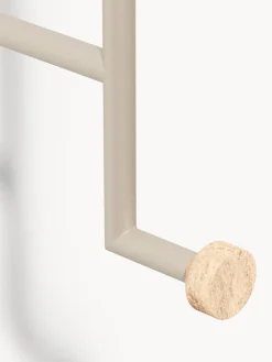 Westwing Collection Perchero de pared de travertino Disa^ Percheros De Pared