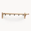Rowico Home Perchero de pared en roble Milford