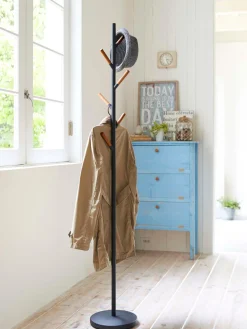 Yamazaki Perchero de pie de metal Plain