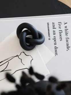 Cooee Design Pieza decorativa artesanal Knot, 6 cm^ Figuras Decorativas|Jarrones