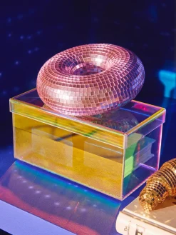 Westwing Collection Pieza decorativa brillante Disco Donut^ Jarrones|Figuras Decorativas