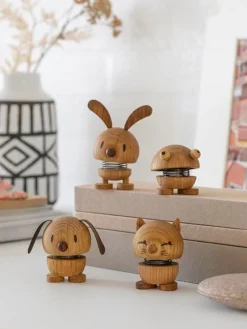 Hoptimist Pieza decorativa de madera de roble Fuzzle