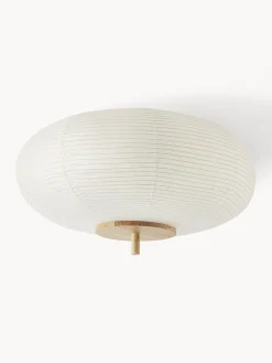 Westwing Collection Plafón de papel de arroz de diseño Misaki