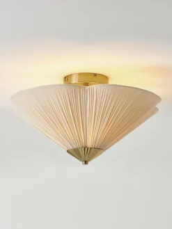 Westwing Collection Plafón de techo con pantalla invertida Leora^ Plafones|Lámparas De Techo