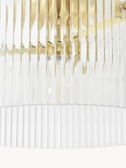 Westwing Collection Plafón de vidrio acanalado Emmi^ Plafones|Lámparas De Techo