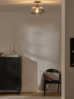 Westwing Collection Plafón de vidrio espejado Amora^ Plafones|Lámparas De Techo