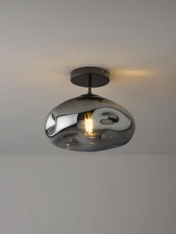 Westwing Collection Plafón de vidrio espejado Amora^ Plafones|Lámparas De Techo