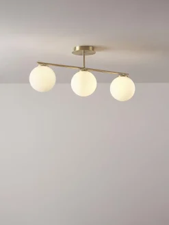 Westwing Collection Plafón de vidrio opalino Atlanta^ Plafones|Lámparas De Techo