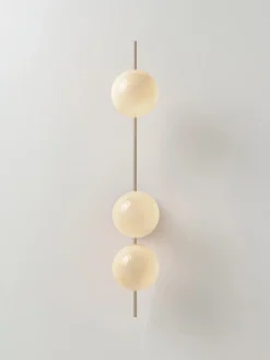 Westwing Collection Plafón de vidrio opalino Atlanta