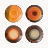 HKLIVING Platitos artesanales 70's, 4 uds.^ Tazas Y Mugs|Vajillas Completas