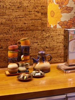 HKLIVING Platitos artesanales 70's, 4 uds.^ Tazas Y Mugs|Vajillas Completas