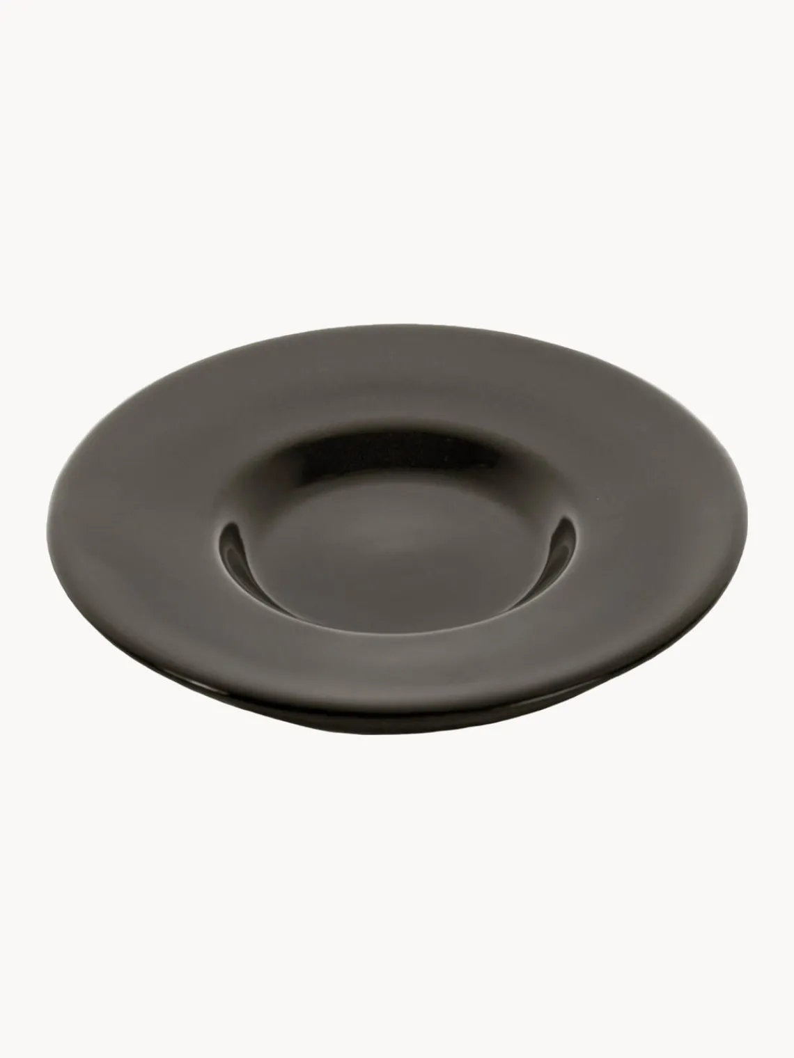 SERAX Platitos espresso de porcelana con esmalte reactivo Dune, 2 uds.