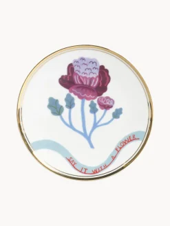 Bitossi Home Plato artesanal de porcelana Geranium