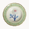 Bitossi Home Plato hondo artesanal de porcelana Hibiscus