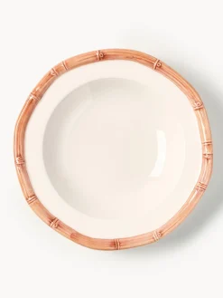 Les Ottomans Plato hondo pintado a mano Bamboo^ Platos Hondos|Vajillas Completas