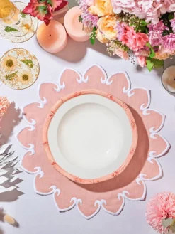 Les Ottomans Plato hondo pintado a mano Bamboo^ Platos Hondos|Vajillas Completas