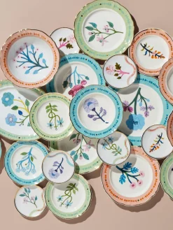 Bitossi Home Plato llano artesanal de porcelana Geranium