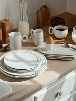 Broste Copenhagen Plato llano artesanal Stevns^ Platos Llanos|Vajillas Completas