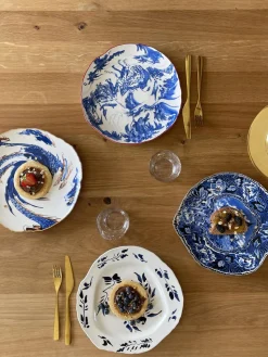 SELETTI Plato llano de porcelana Classic On Acid