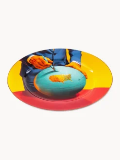 SELETTI Plato llano de porcelana^ Platos Llanos|Vajillas Completas