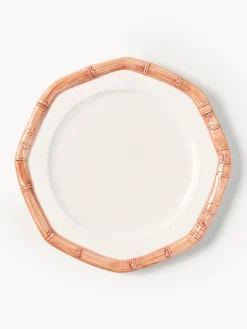 Les Ottomans Plato llano pintado a mano Bamboo^ Platos Llanos|Vajillas Completas