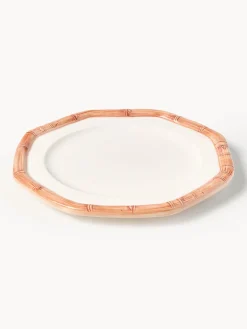 Les Ottomans Plato llano pintado a mano Bamboo^ Platos Llanos|Vajillas Completas