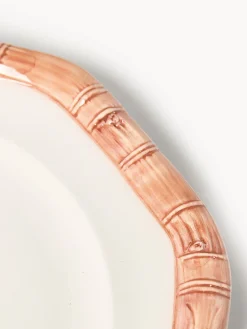 Les Ottomans Plato llano pintado a mano Bamboo^ Platos Llanos|Vajillas Completas