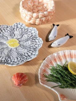 &k Amsterdam Plato postre de dolomita Oyster