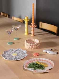 &k Amsterdam Plato postre de dolomita Oyster