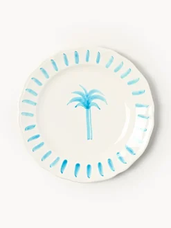 Les Ottomans Plato postre pintado a mano The Palms