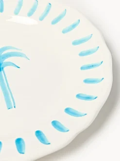 Les Ottomans Plato postre pintado a mano The Palms