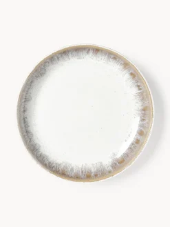 Westwing Collection Platos de pasta artesanales con esmalte reactivo Danza, 4 uds.