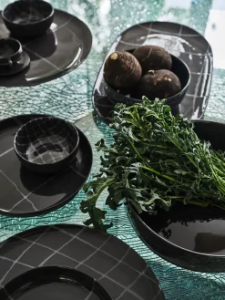 SERAX Platos de porcelana con esmalte reactivo Zuma, 2 uds.^ Tazas Y Mugs|Vajillas Completas