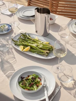 GEORG JENSEN Platos de tarta de porcelana Koppel, 4 uds.^ Platos De Postre|Vajillas Completas