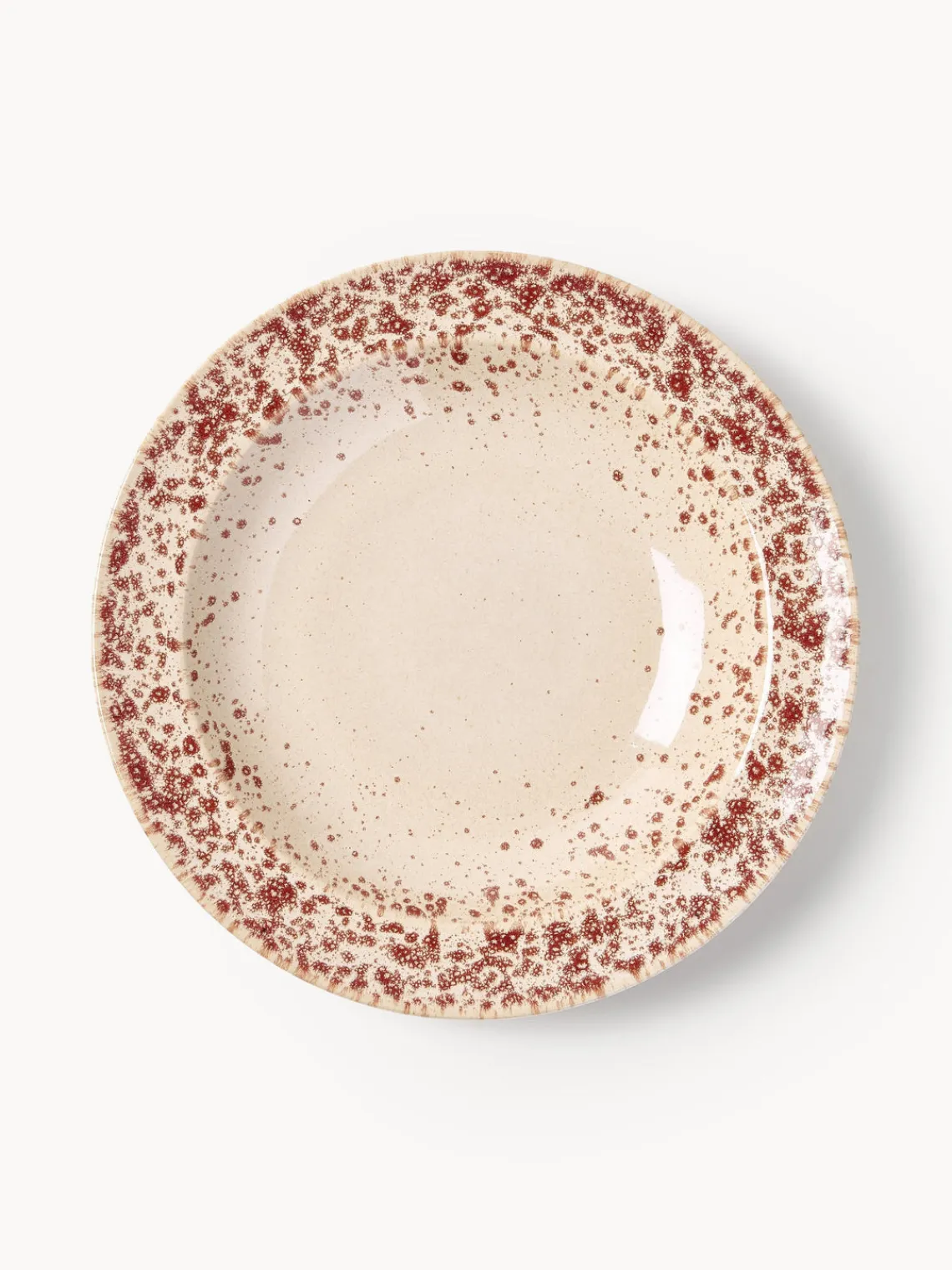 Westwing Collection Platos hondos artesanales Bernardo, 4 uds.^ Platos Hondos|Vajillas Completas