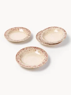 Westwing Collection Platos hondos artesanales Bernardo, 4 uds.^ Platos Hondos|Vajillas Completas