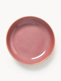 Westwing Collection Platos hondos con esmalte reactivo Havana, 4 uds.