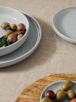 Westwing Collection Platos hondos de porcelana Nessa, 4 uds.^ Platos Hondos|Vajillas Completas