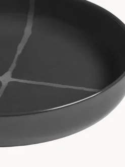 SERAX Platos hondos de porcelana con esmalte reactivo Zuma, 2 uds.